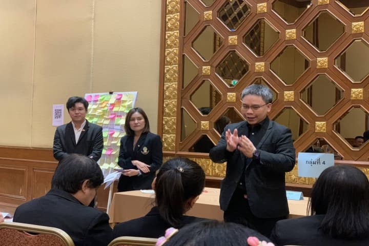 สกร. ติดตามผลการประชุมเชิงปฏิบัติการประเมินนโยบายการศึกษาของประเทศไทย