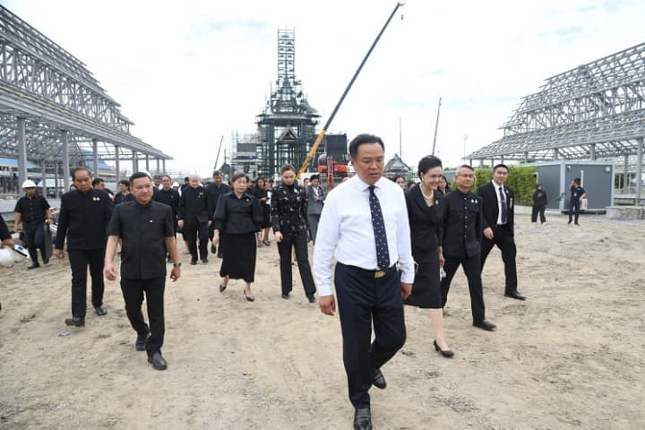 นายกรัฐมนตรี เผย ความคืบหน้าการจัดสร้างพระเมรุมาศฯ คาดจะแล้วเสร็จในเดือนตุลาคม 2569